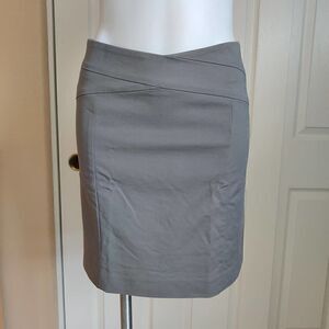 Banana Republic stretch crossover career A-line skirt sz 4